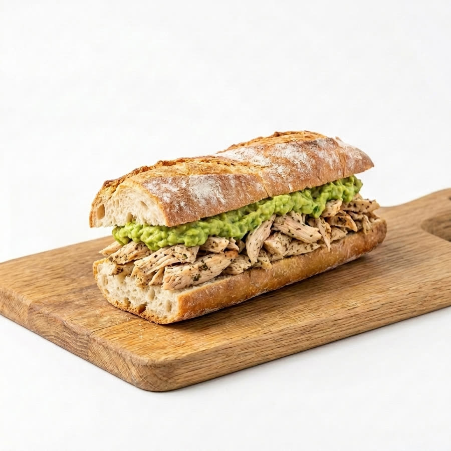 Bocata de Pollo y Guacamole